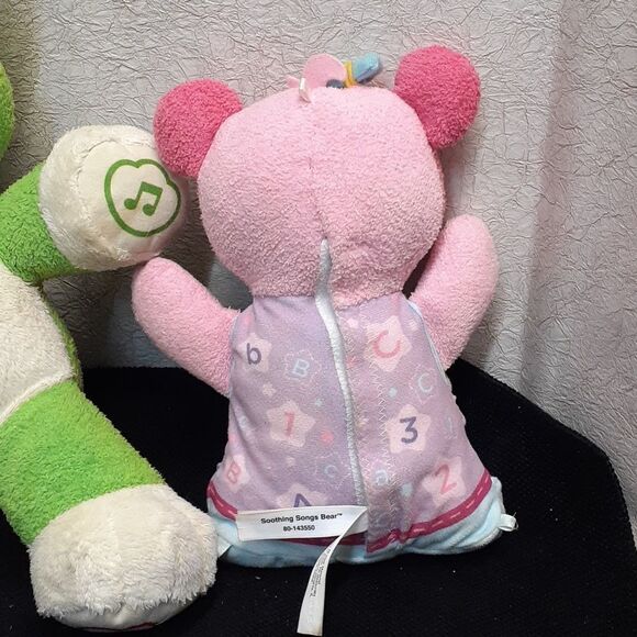 LeapFrog My Pal Scout and Soothing songs Bear Interactive Plush Puppy Toys - Picture 4 of 9